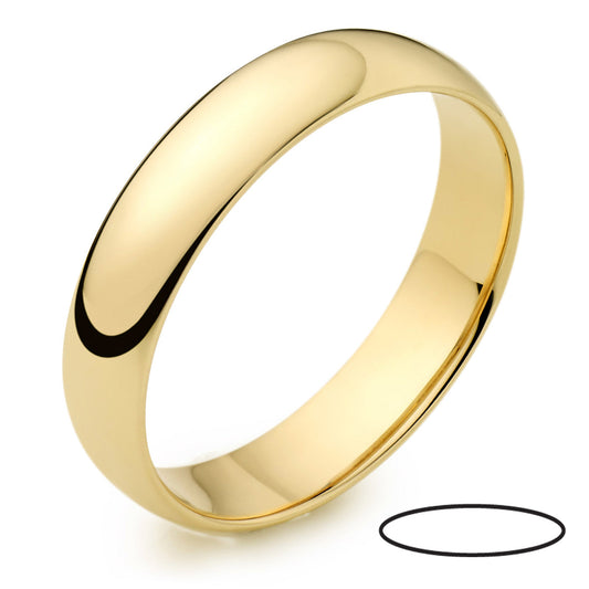 18ct Gold Court Wedding Band