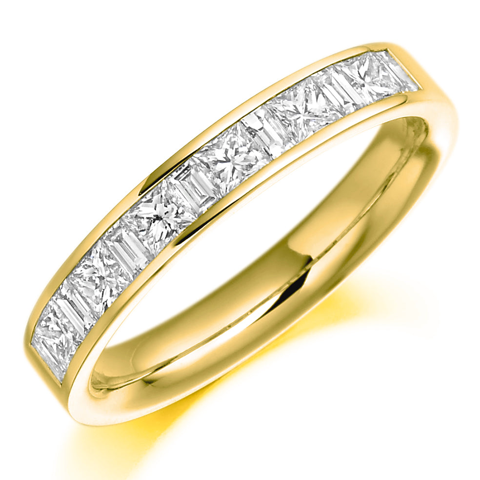 18ct Gold Mixed Cut Ring