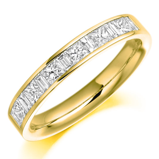 18ct Gold Mixed Cut Ring