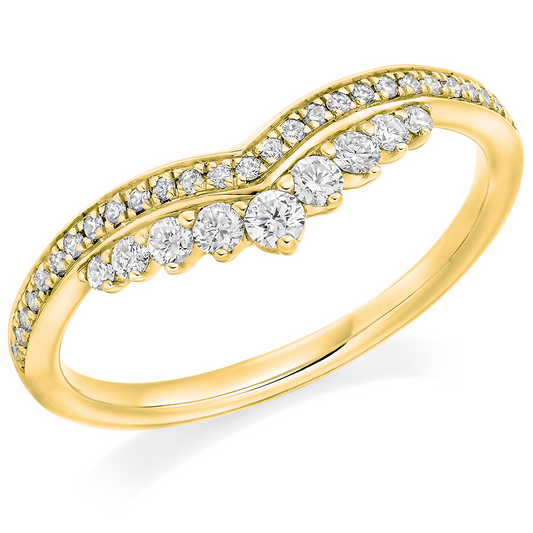 18ct Gold Crown Wedding Ring