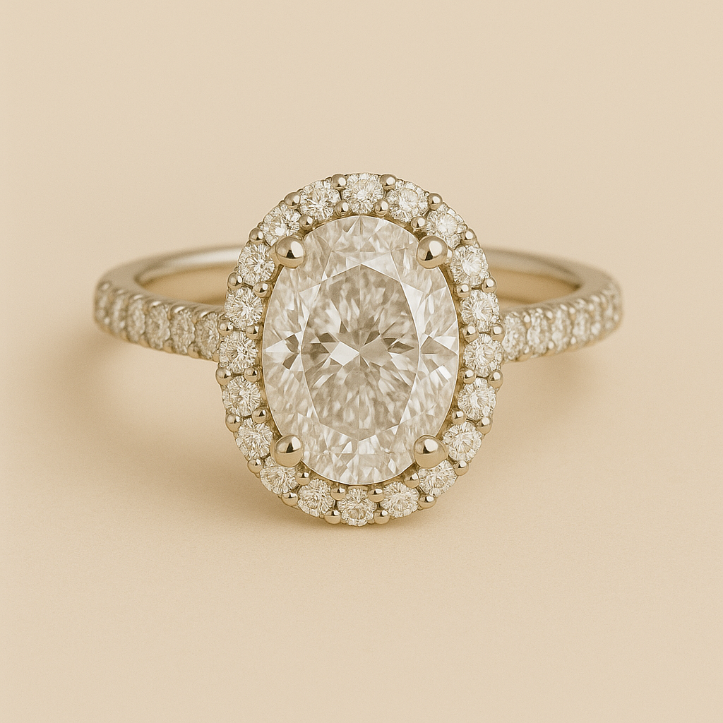 Oval Halo Ring