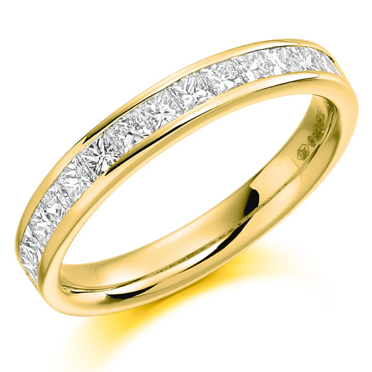 18ct Gold Channel Set Ring