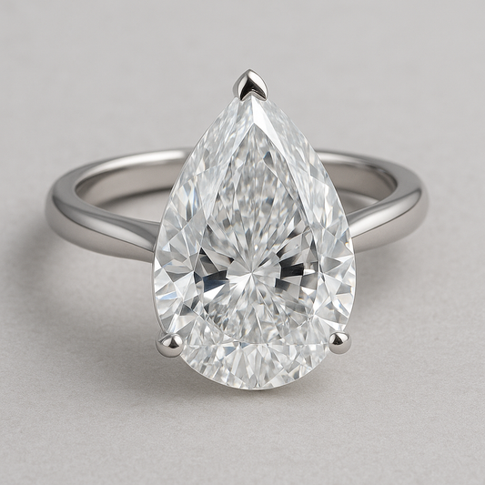3ct Pear Diamond Ring